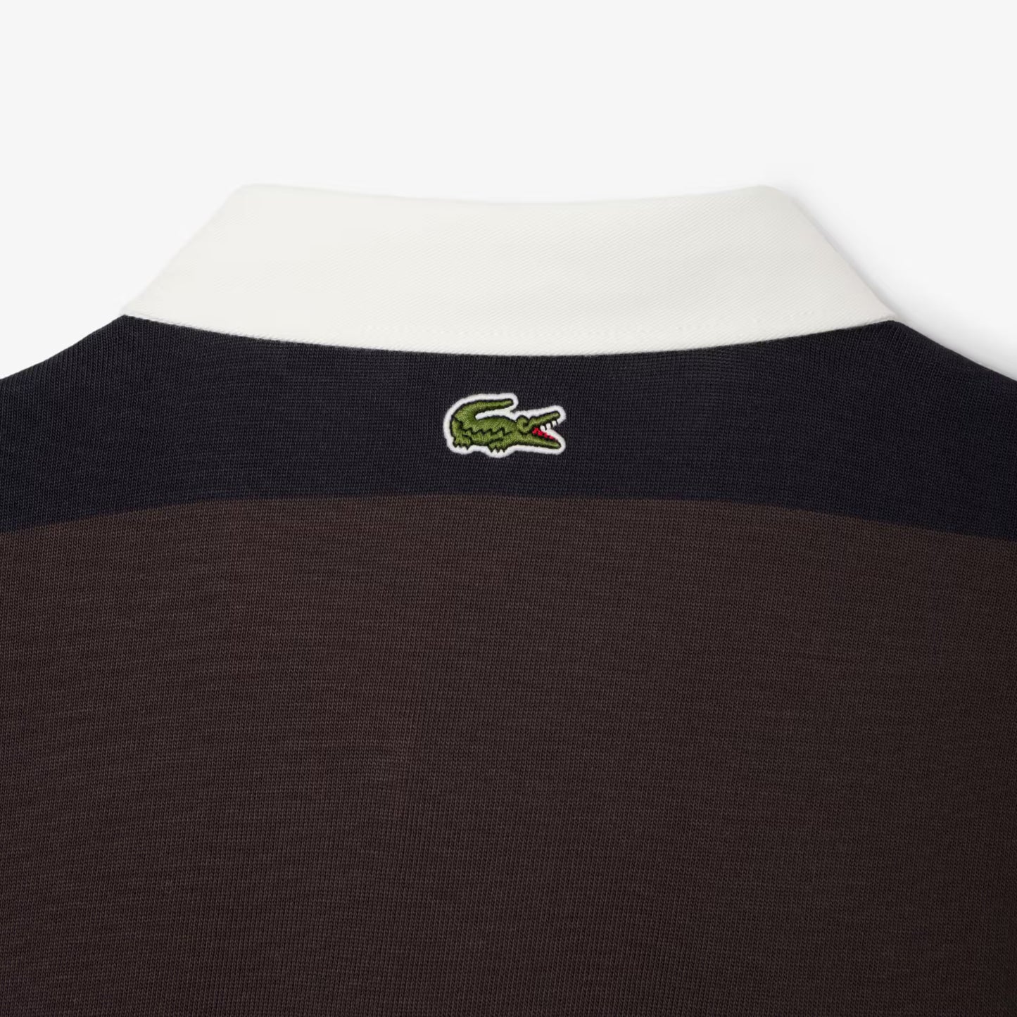Relaxed Fit Striped Rugby Polo Shirt