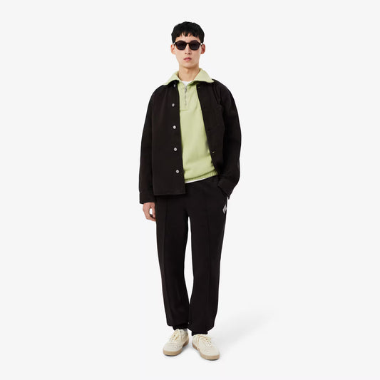 Loose Fit Zipped Neck Pique Sweatshirt
