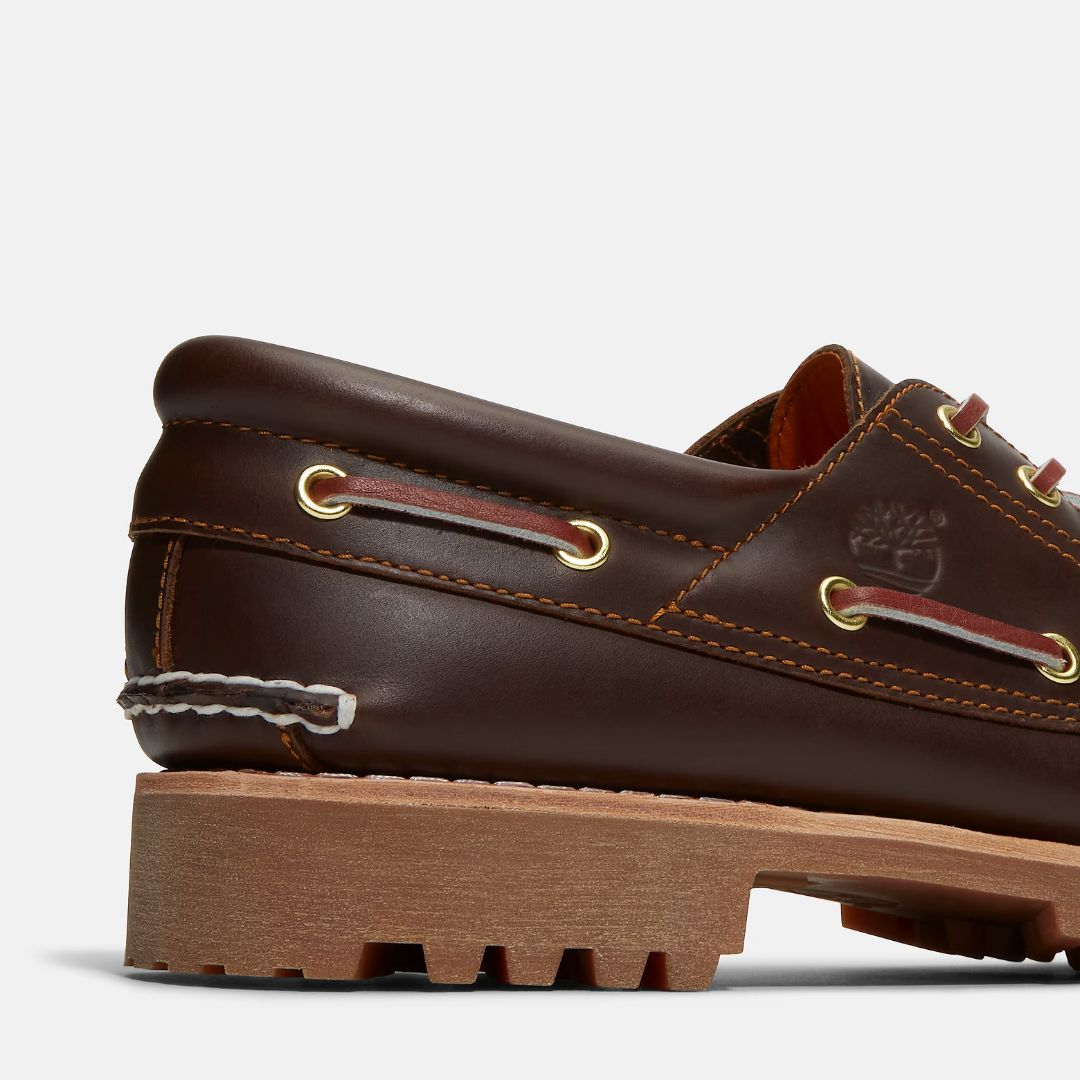 Men's Authentic Brown Full Grain Boat Shoe