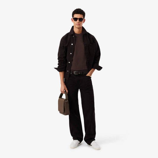 Monochrome Crew Neck Cotton Sweater