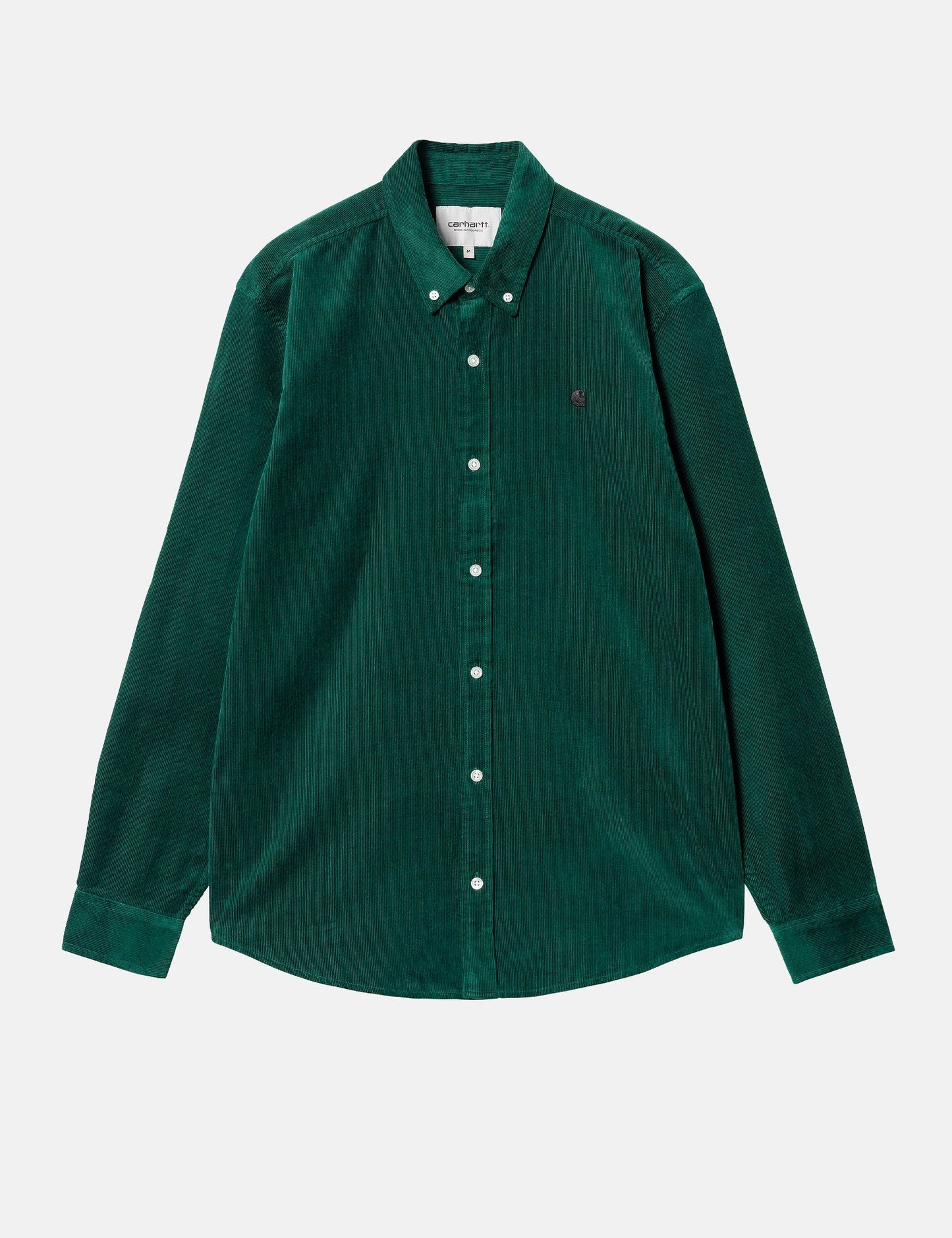 Chemise en velours côtelé Madison - Vert cerfeuil
