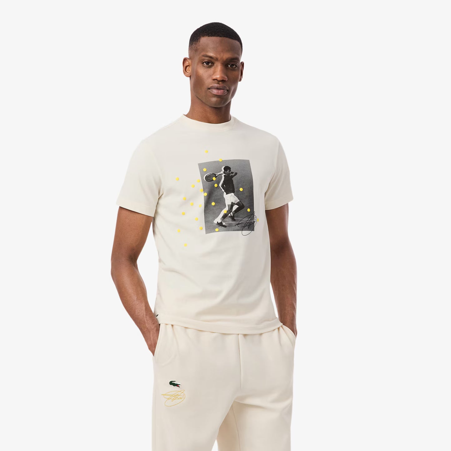 Lacoste Tennis x Novak Djokovic Grafik-T-Shirt