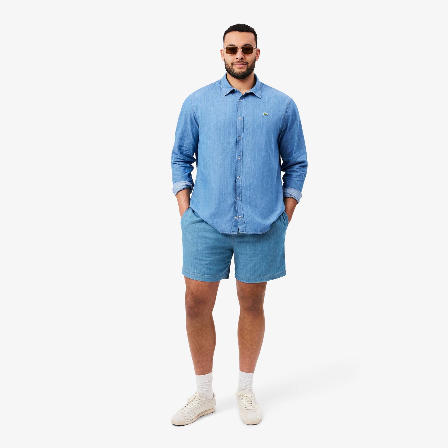 Relaxed Fit Denim Shorts