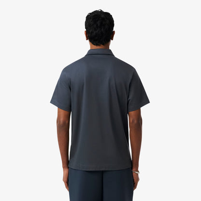 Paris Classic Fit Open Neck Embroidered Polo Shirt