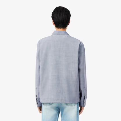 Oversized Wool Blend Overshirt