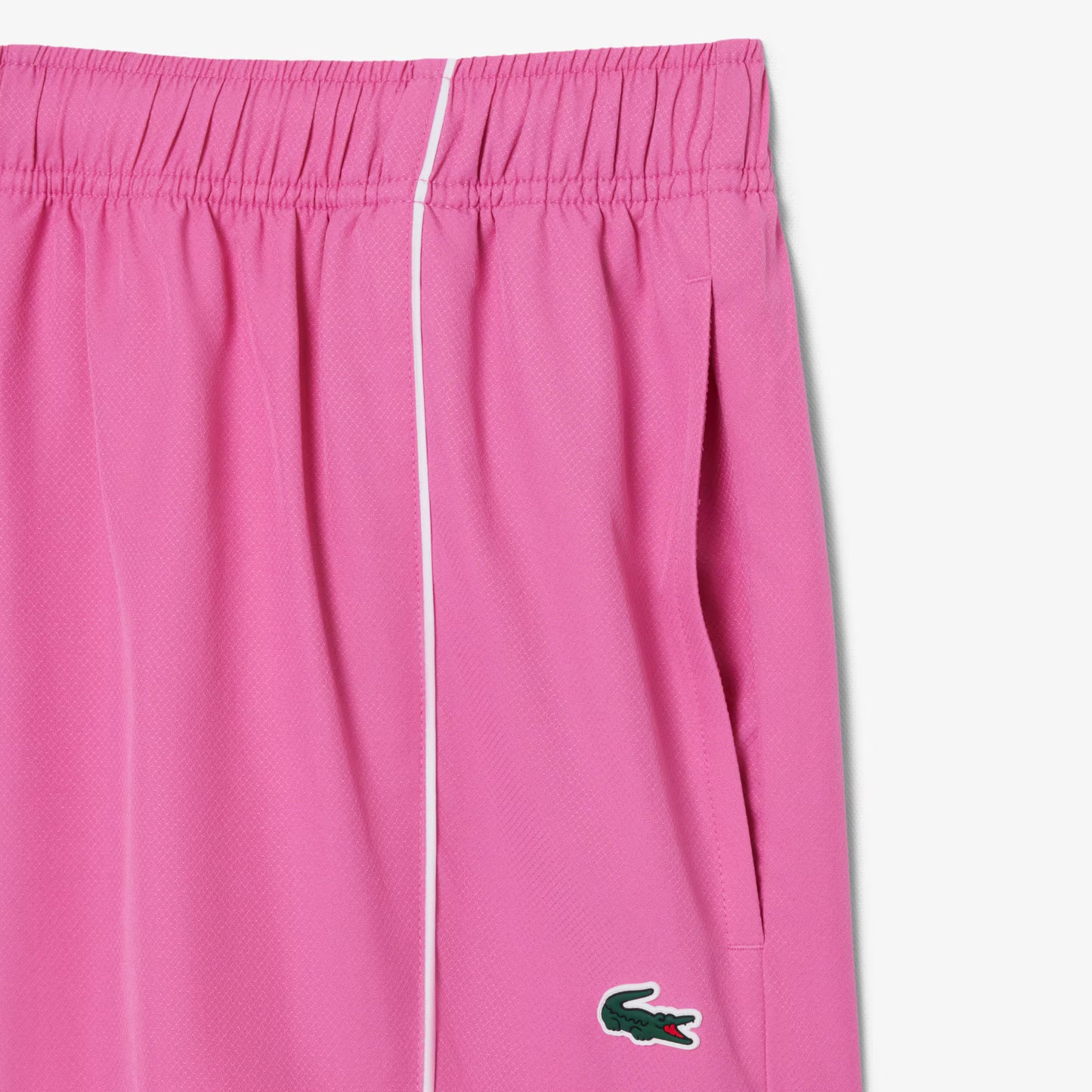 Trim Accent Diamond Taffeta Sport Shorts