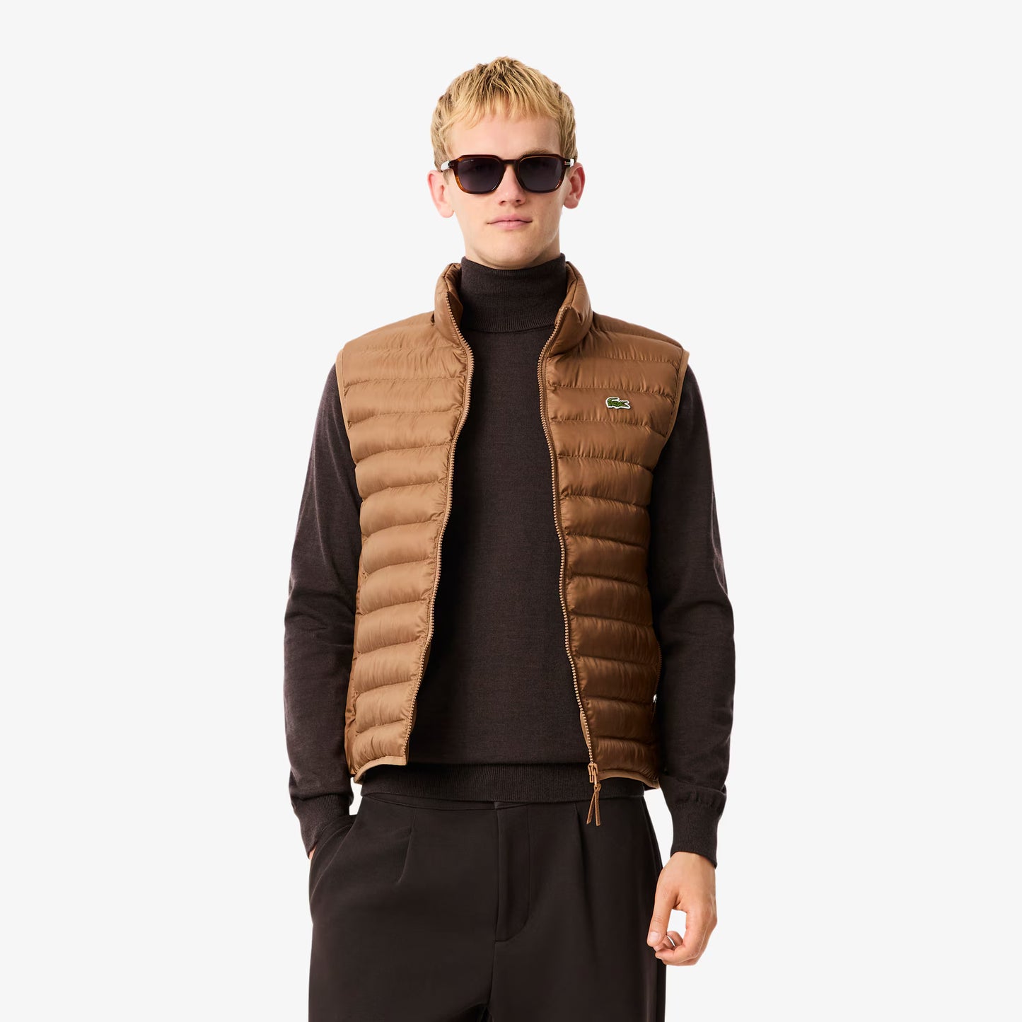Water-Repellent Puffed Vest