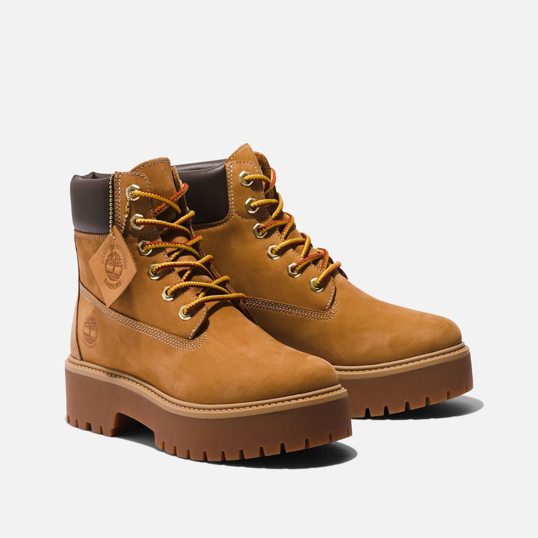Stone Street 6 Inch Lace-Up Waterproof Wheat