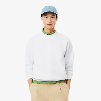 Besticktes Fleece-Sweatshirt