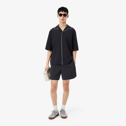 Relaxed Fit Wool Blend Shorts