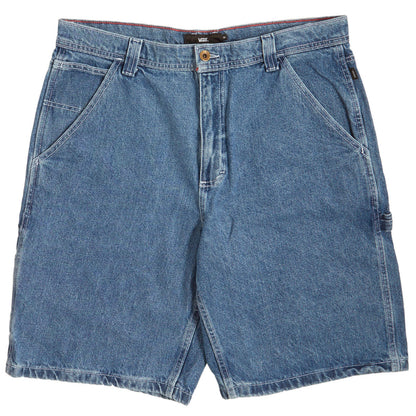Drill Chore Loose Denim Shorts