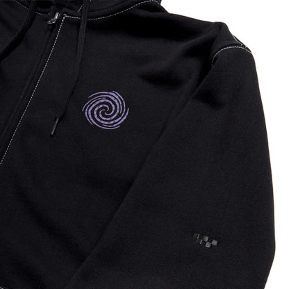 Skate Swirl Kapuzenpullover mit Reißverschluss
