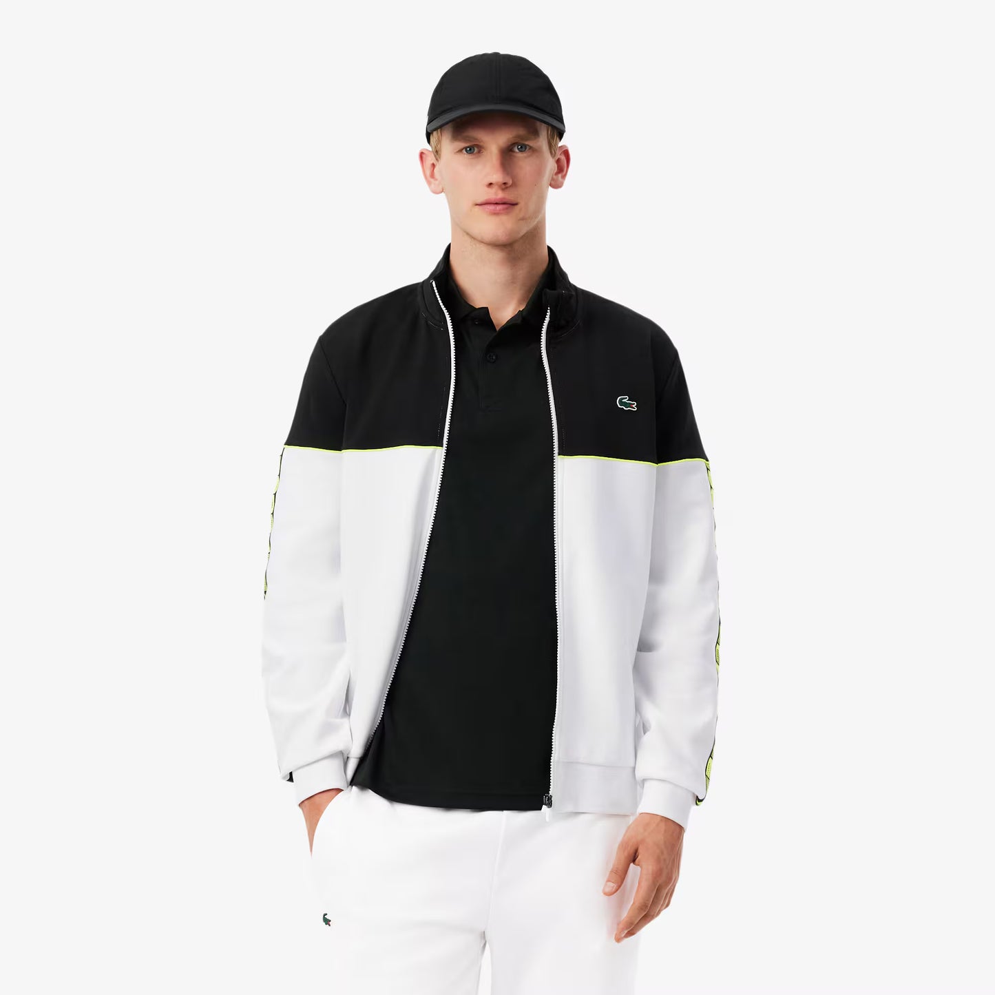 Tennis Zipped Colour-Block Sweatshirt