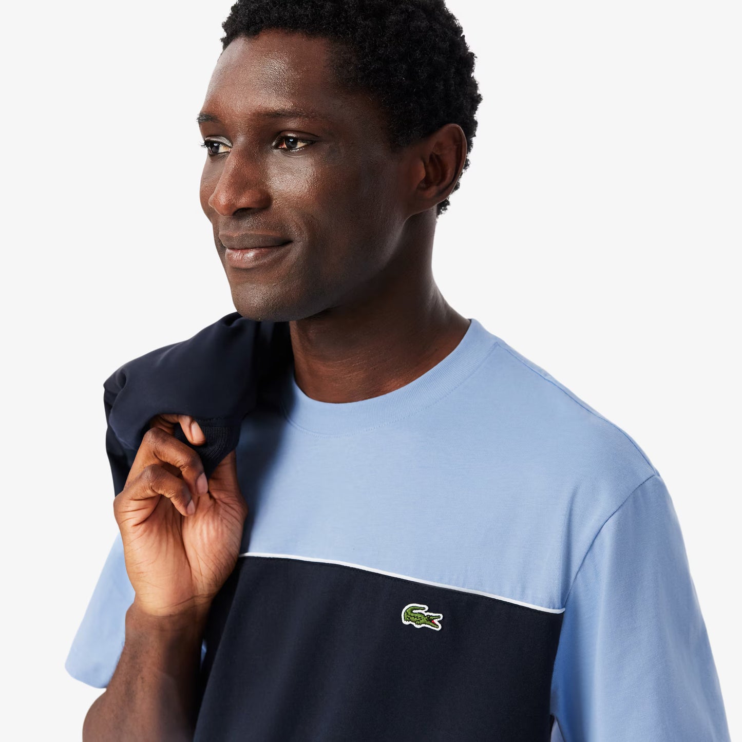 Colour-Block Cotton T-shirt