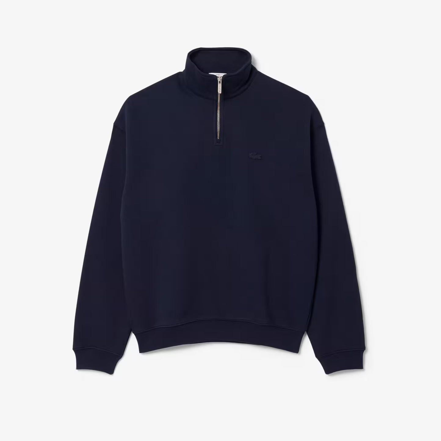 Schweres Fleece-Sweatshirt mit Reißverschlusskragen