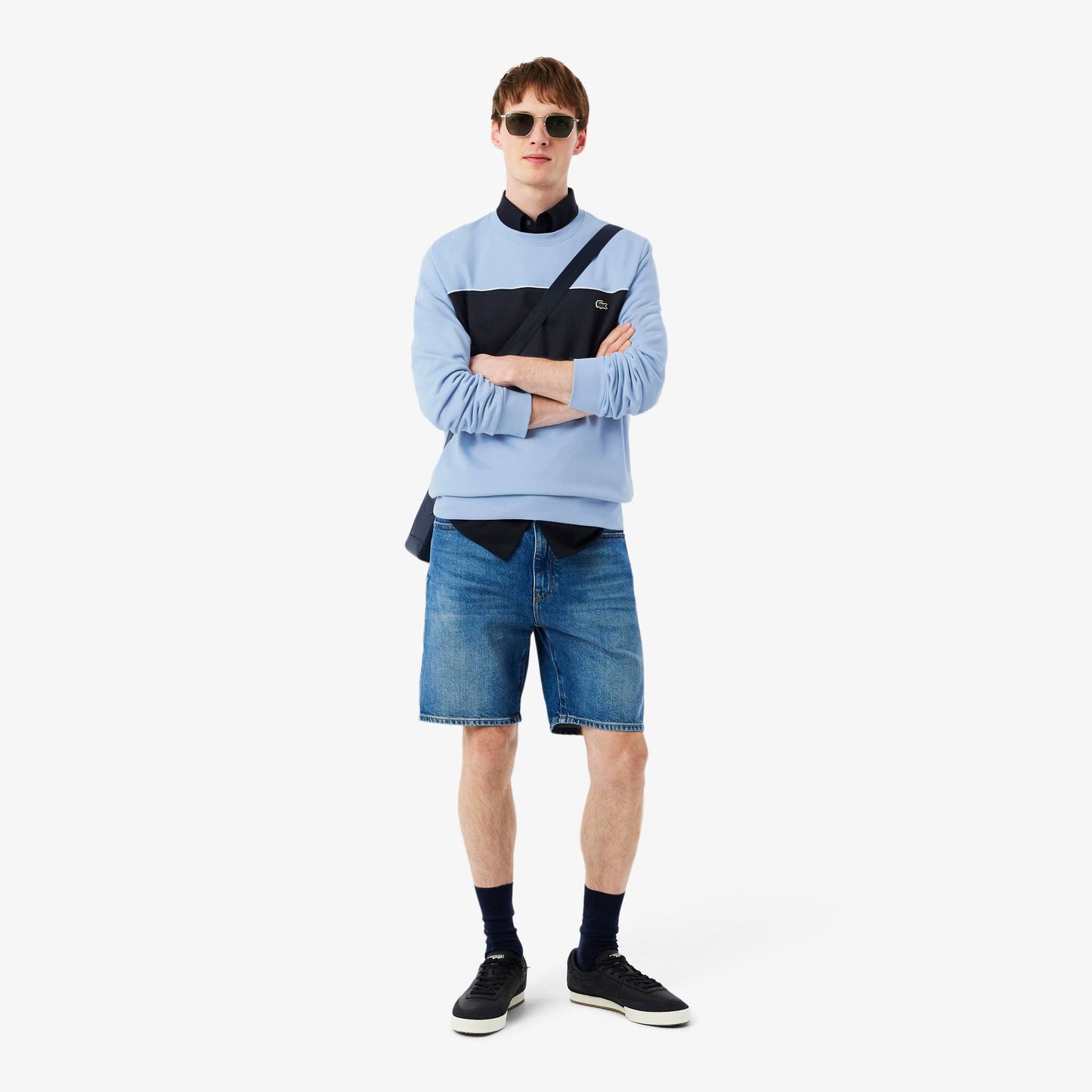 Colour-Block Fleece Sweatshirt