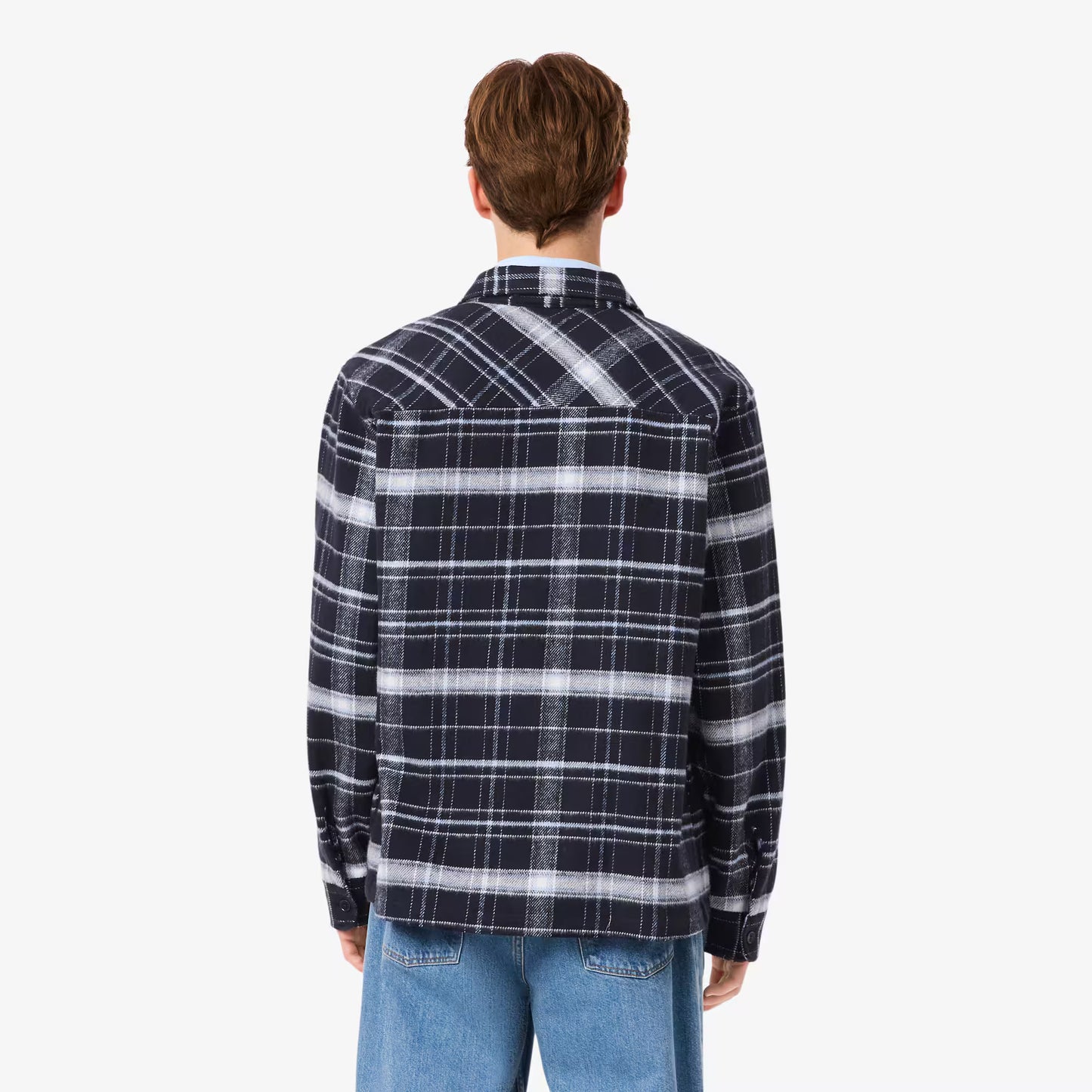 Karo-Overshirt aus Baumwolle