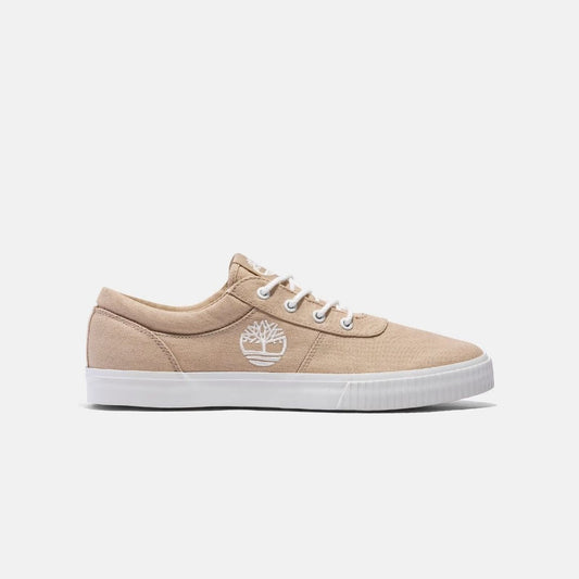 Mylo Bay Low Lace-Up Trainer Beige