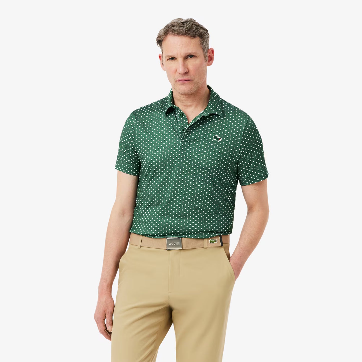 Regular Fit Printed Golf Polo Shirt