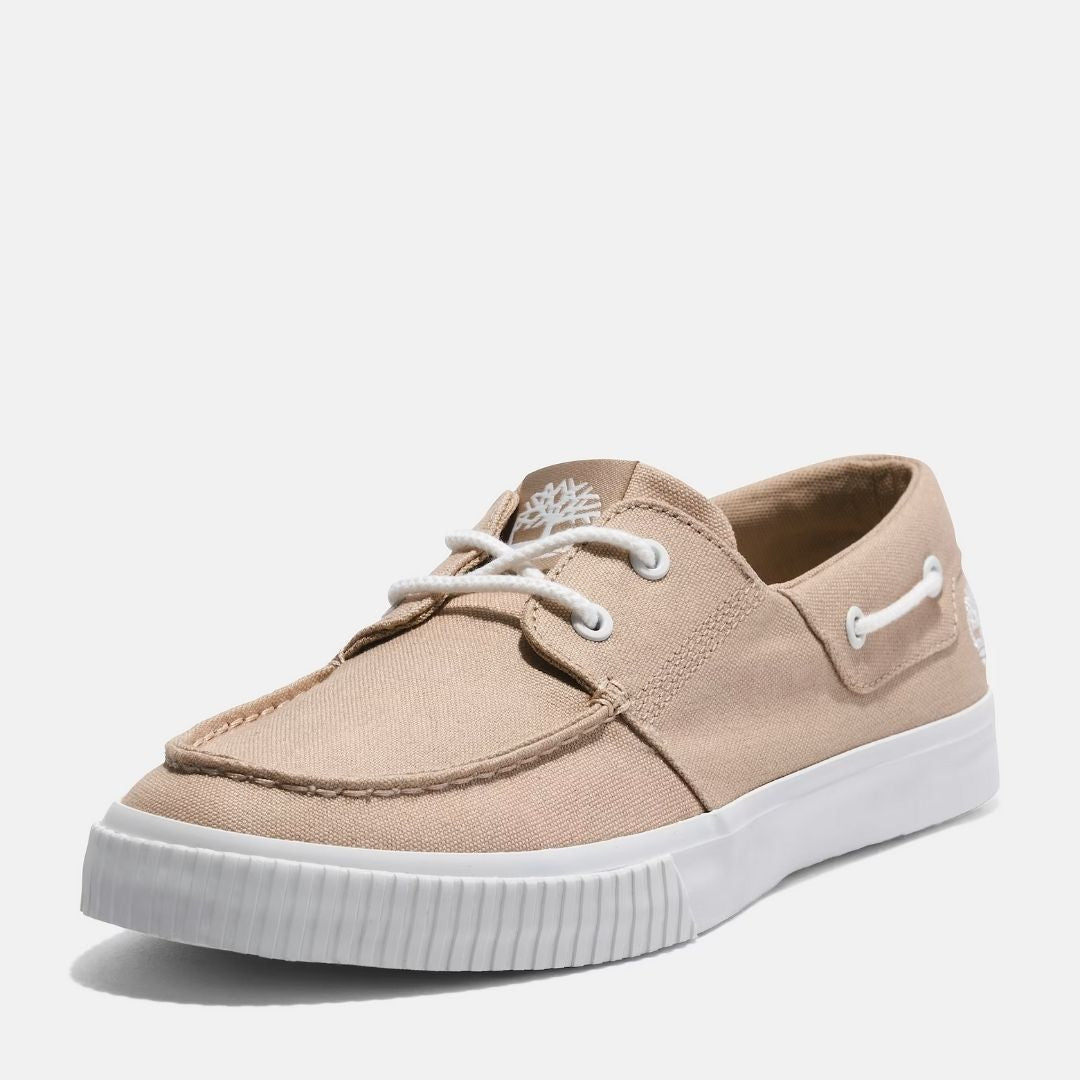 Mylo Bay Lace-up Low Trainer Beige