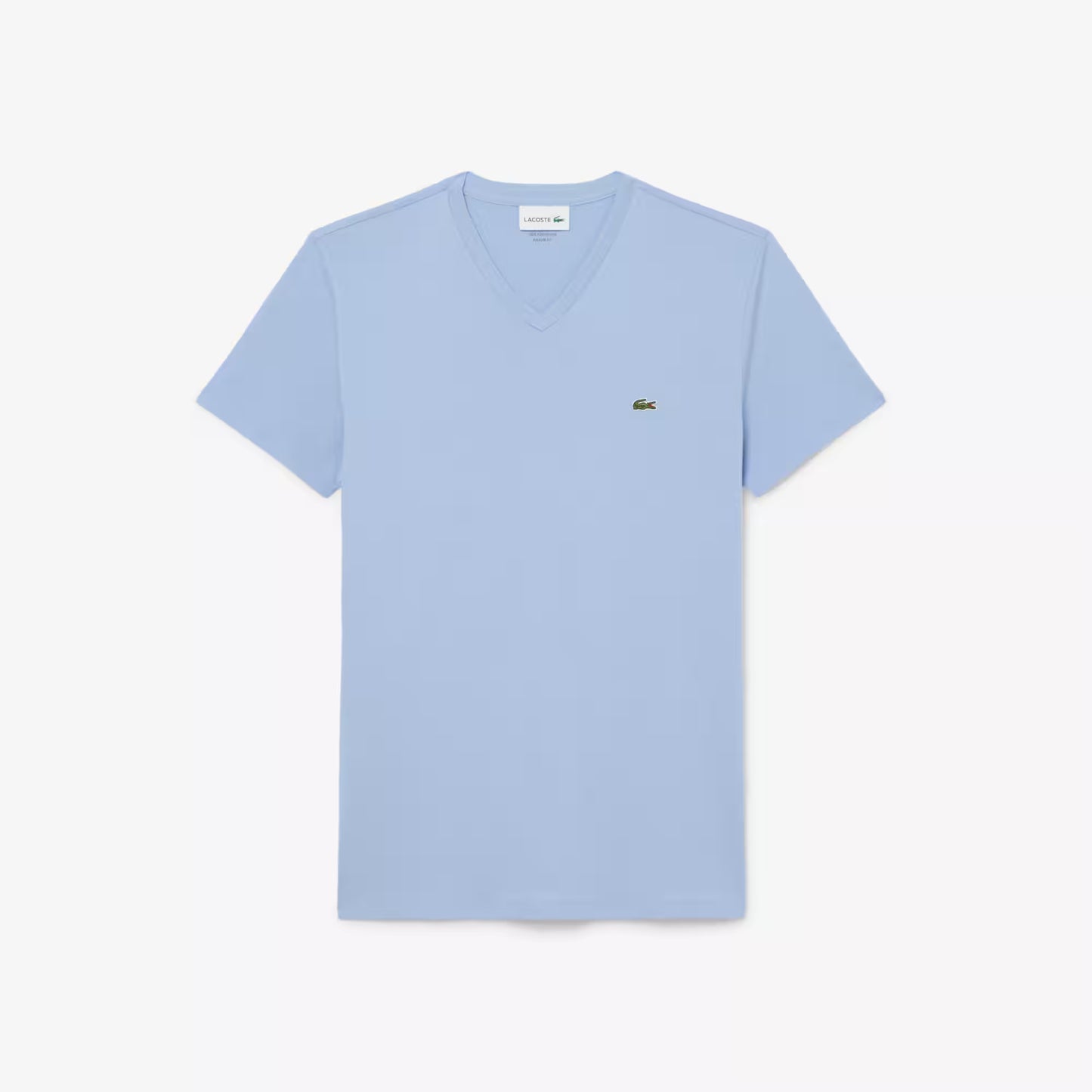 Leichtes Pima Baumwoll-V-Neck T-Shirt