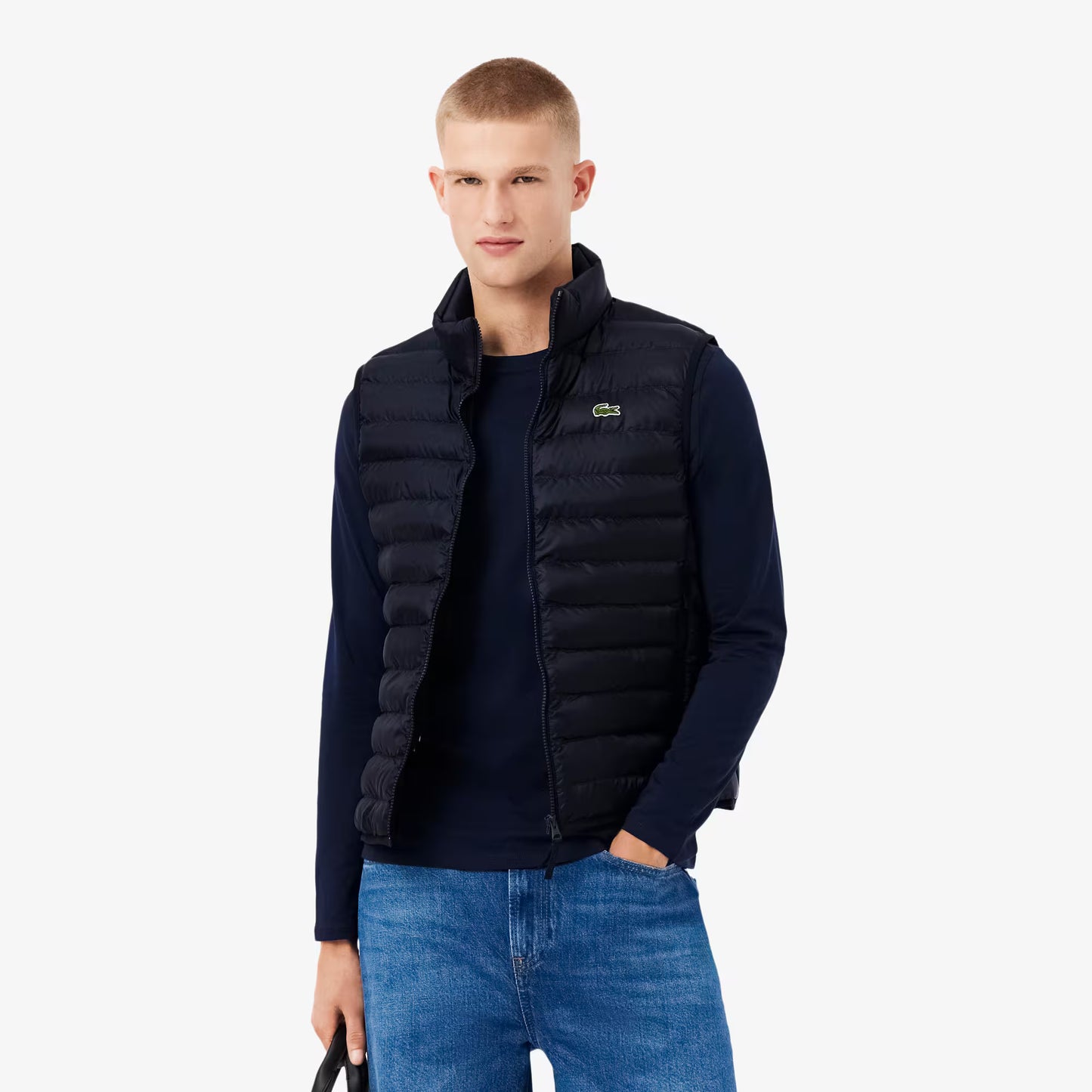Water-Repellent Puffed Vest