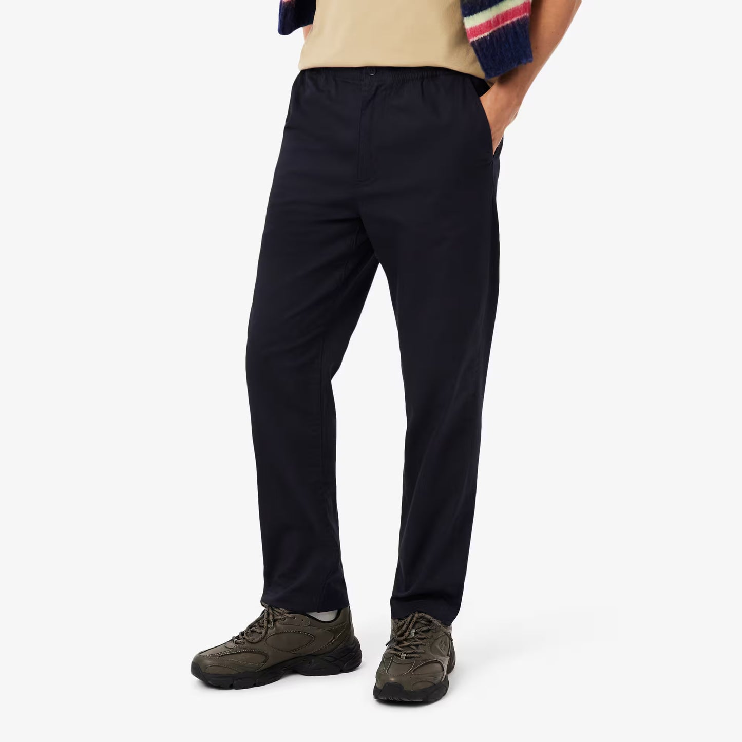 Chino-Hose aus Baumwollgabardin, reguläre Passform