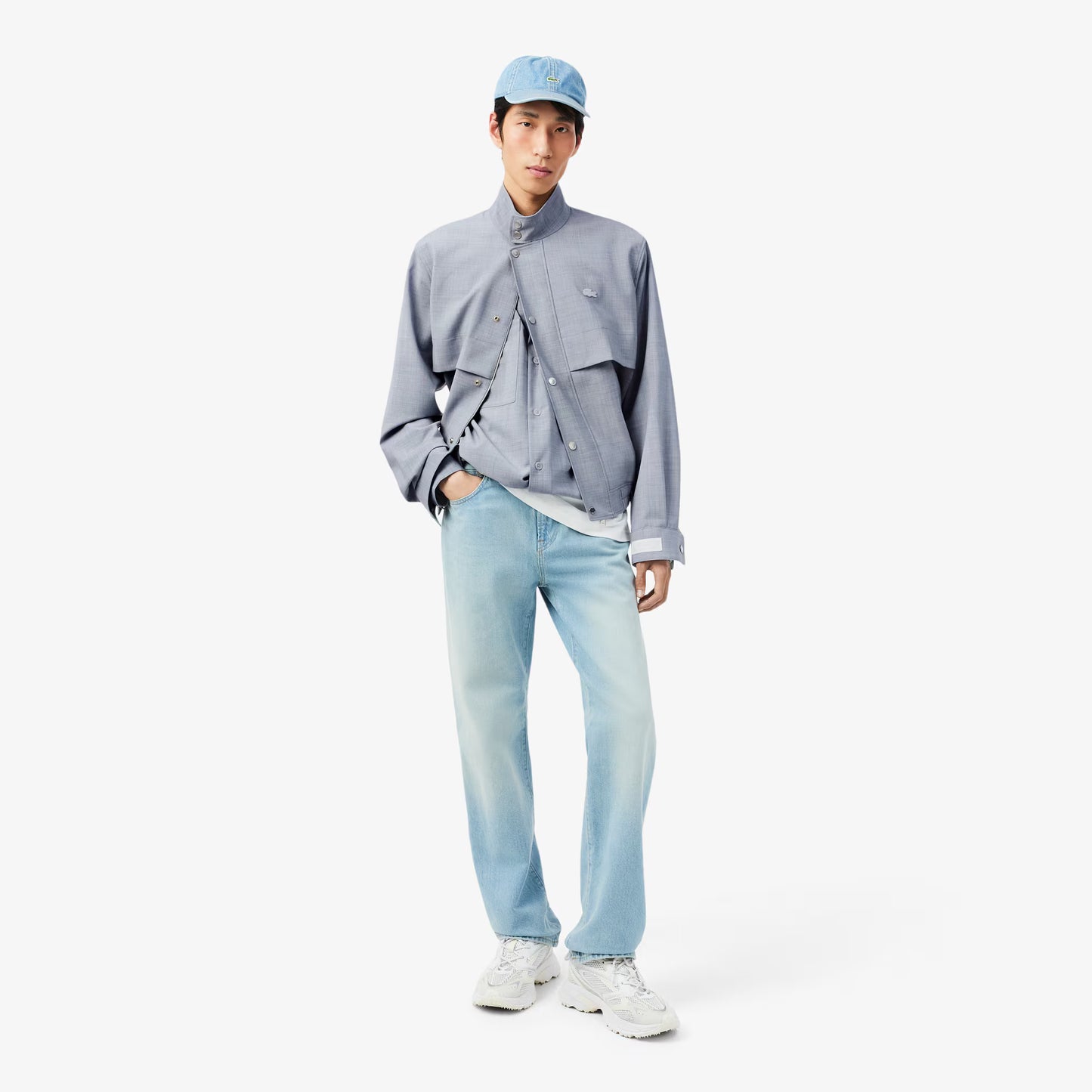 Oversized Wool Blend Overshirt