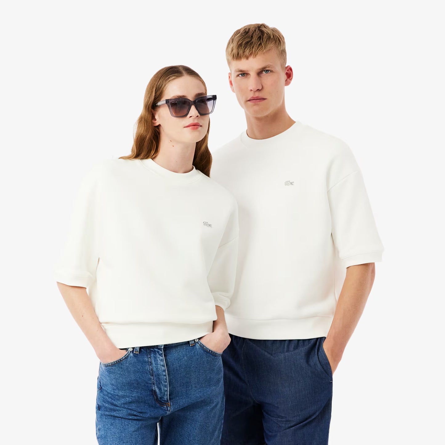 Relaxed Fit Short Sleeved Sweatshirt