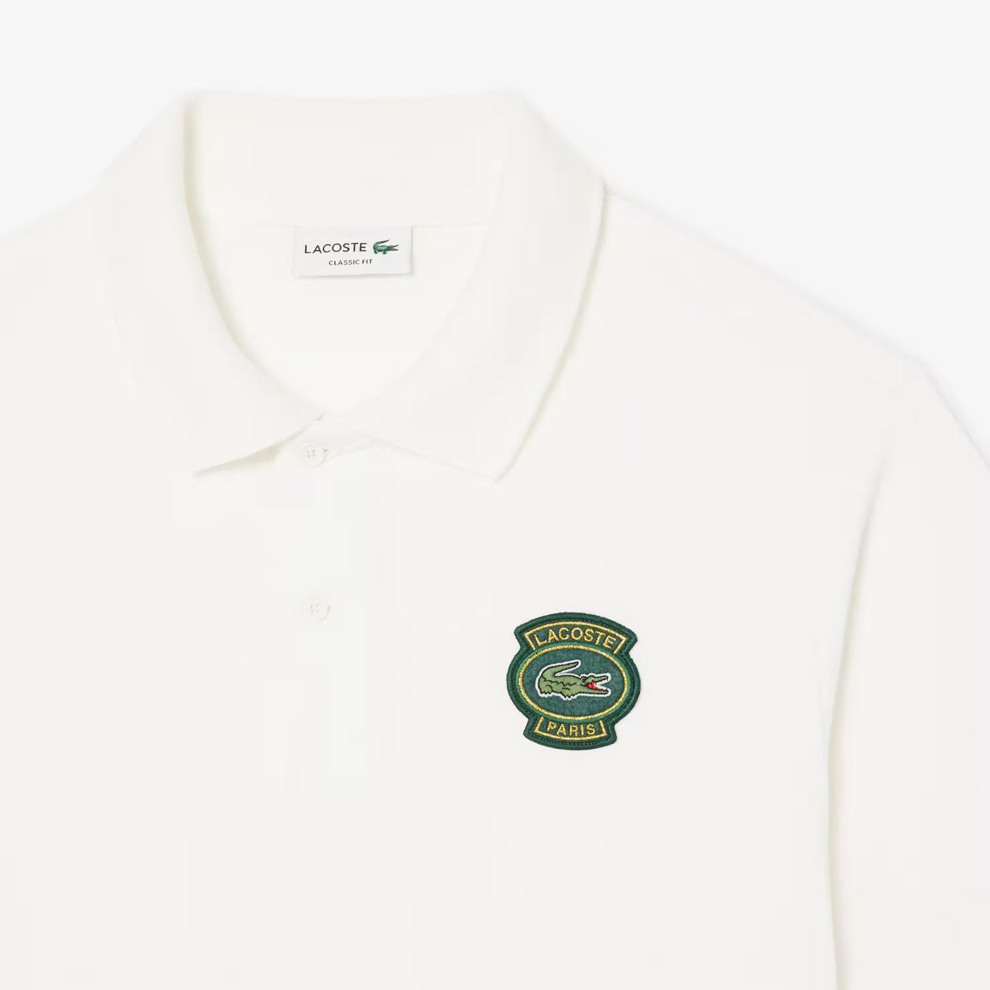 Classic Fit Petit Pique Badge Polo Shirt