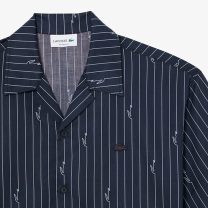 Hemd aus Twill mit Print im Relaxed Fit