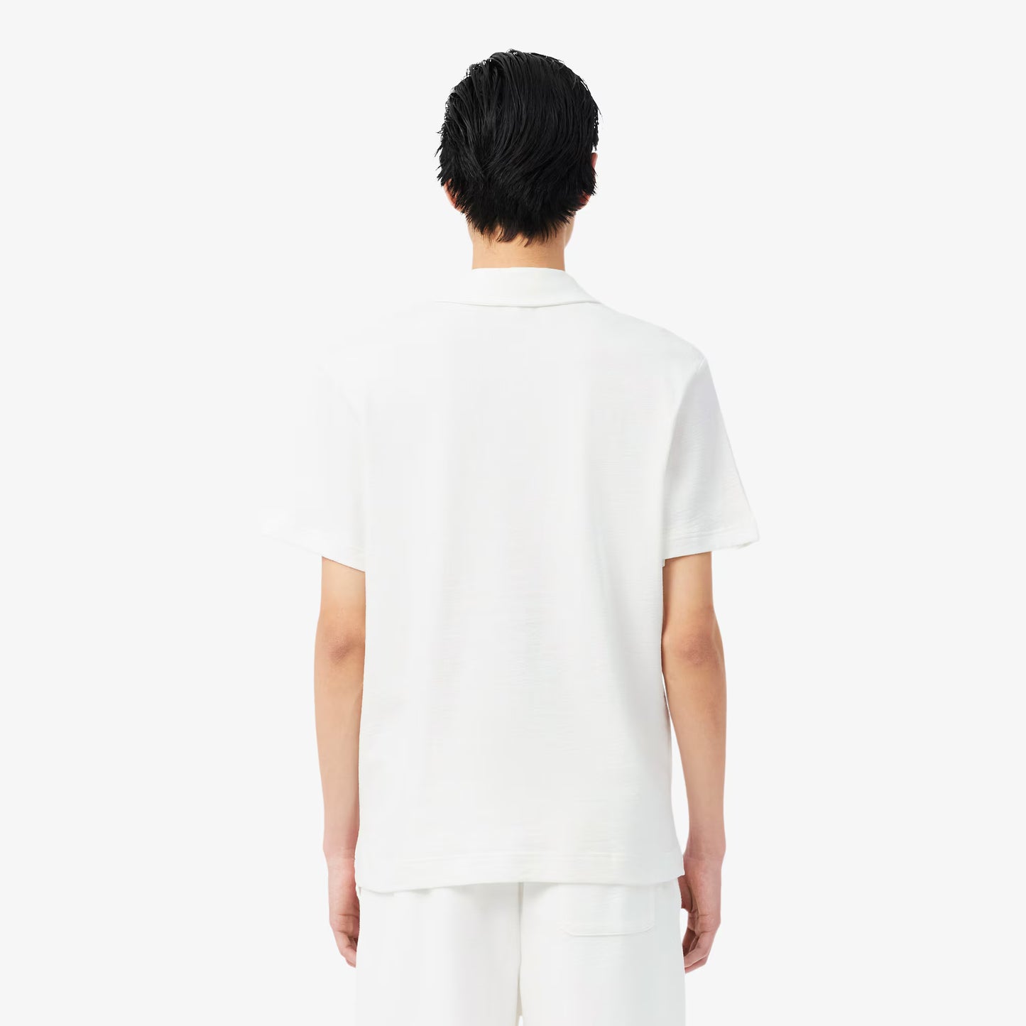 Klassisches Poloshirt mit Strukturmuster