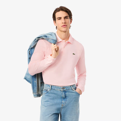 Classic Fit Long Sleeved L.12.12 Polo Shirt