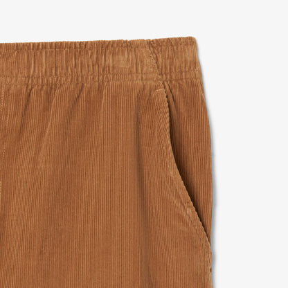 Pantalon en velours côtelé coupe droite