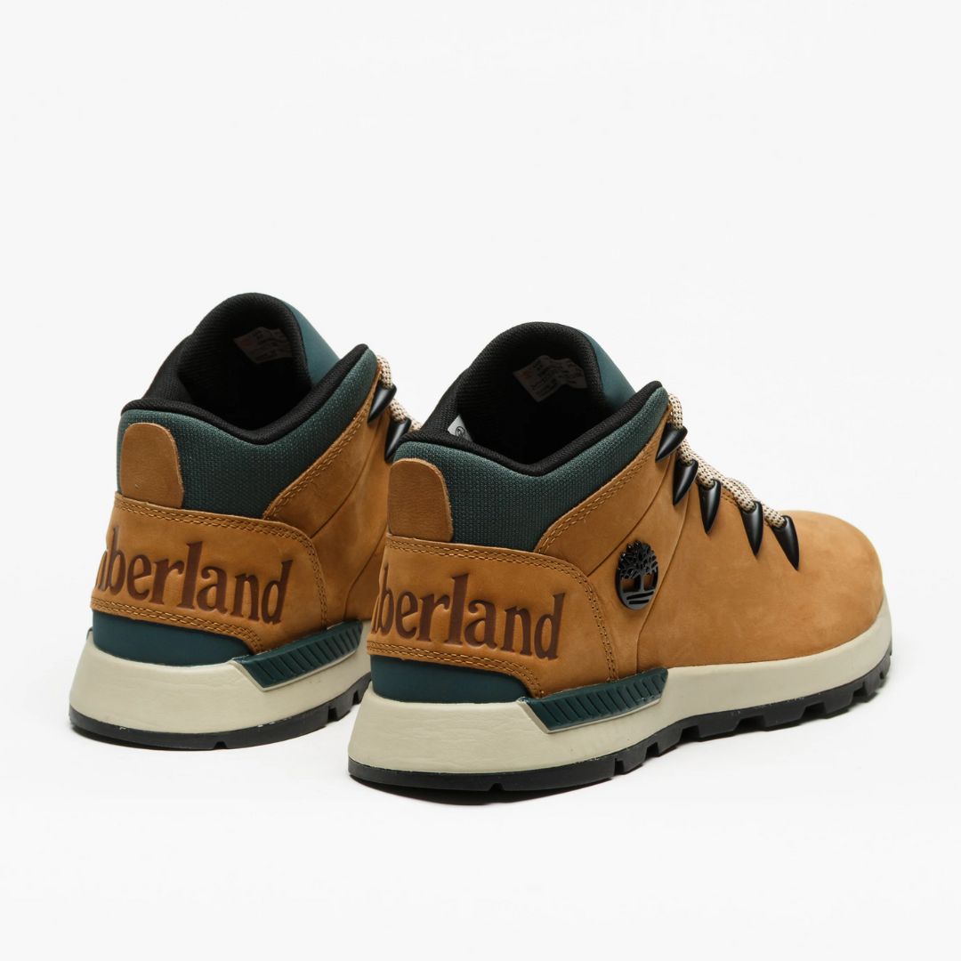 Sprint Trekker Mid Lace Medium Brown Nubuck with Green
