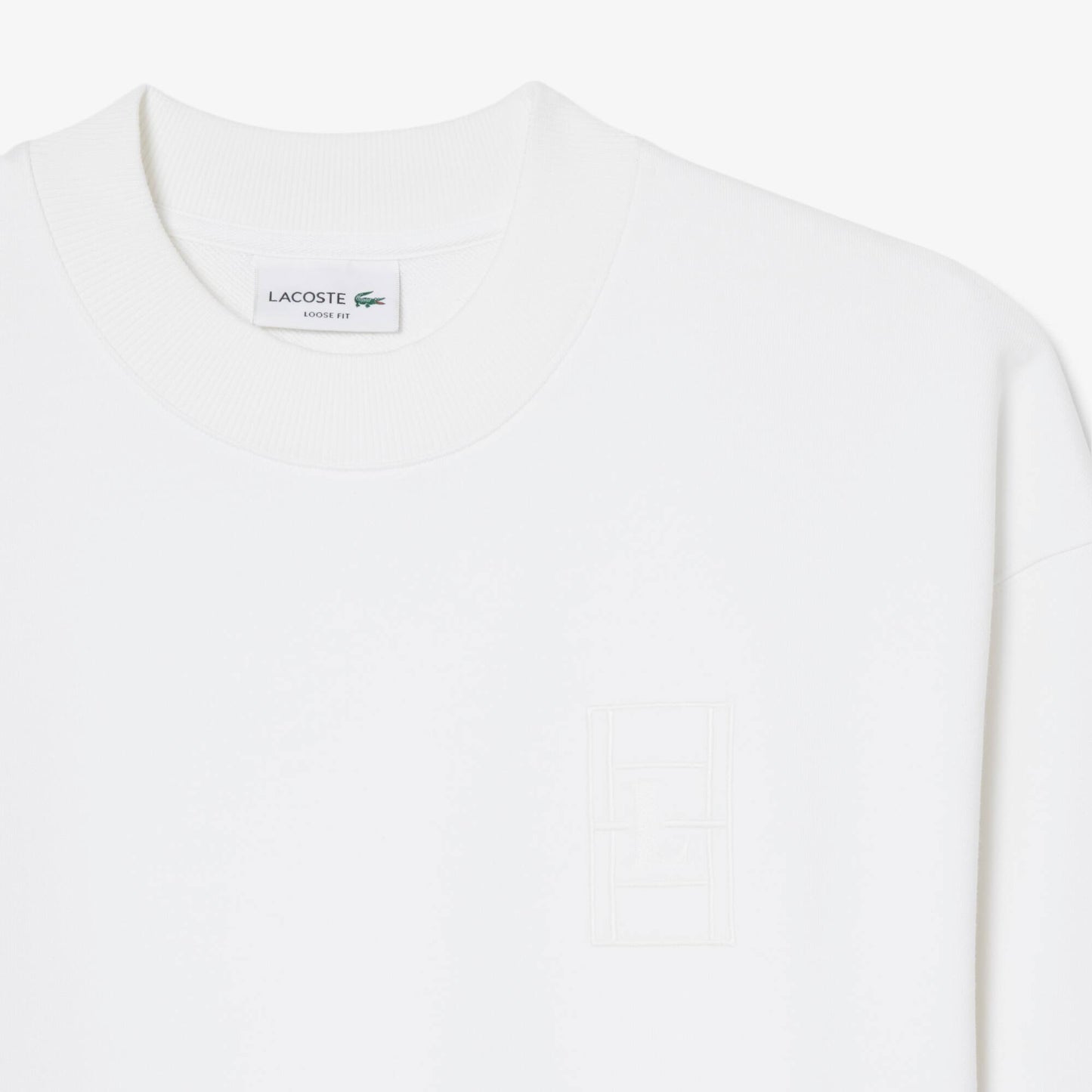 Besticktes Fleece-Sweatshirt