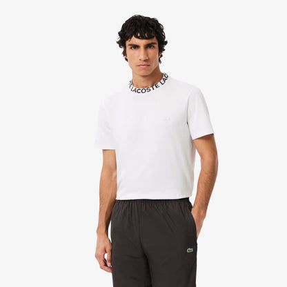 Jacquard Branded Pique T-shirt