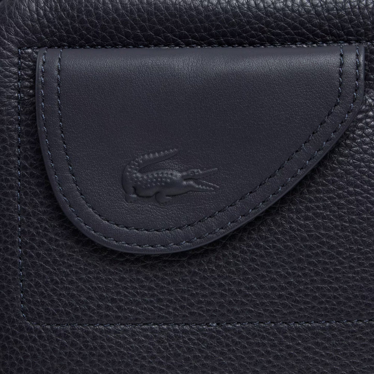 Club Lacoste Grain Leather Satchel