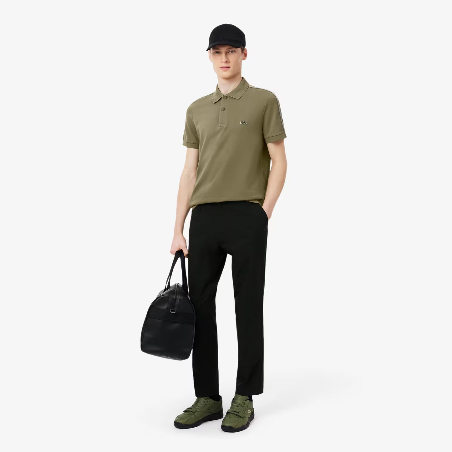 Regular Fit Logo Stripe Polo Shirt
