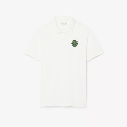 Classic Fit Petit Pique Badge Polo Shirt
