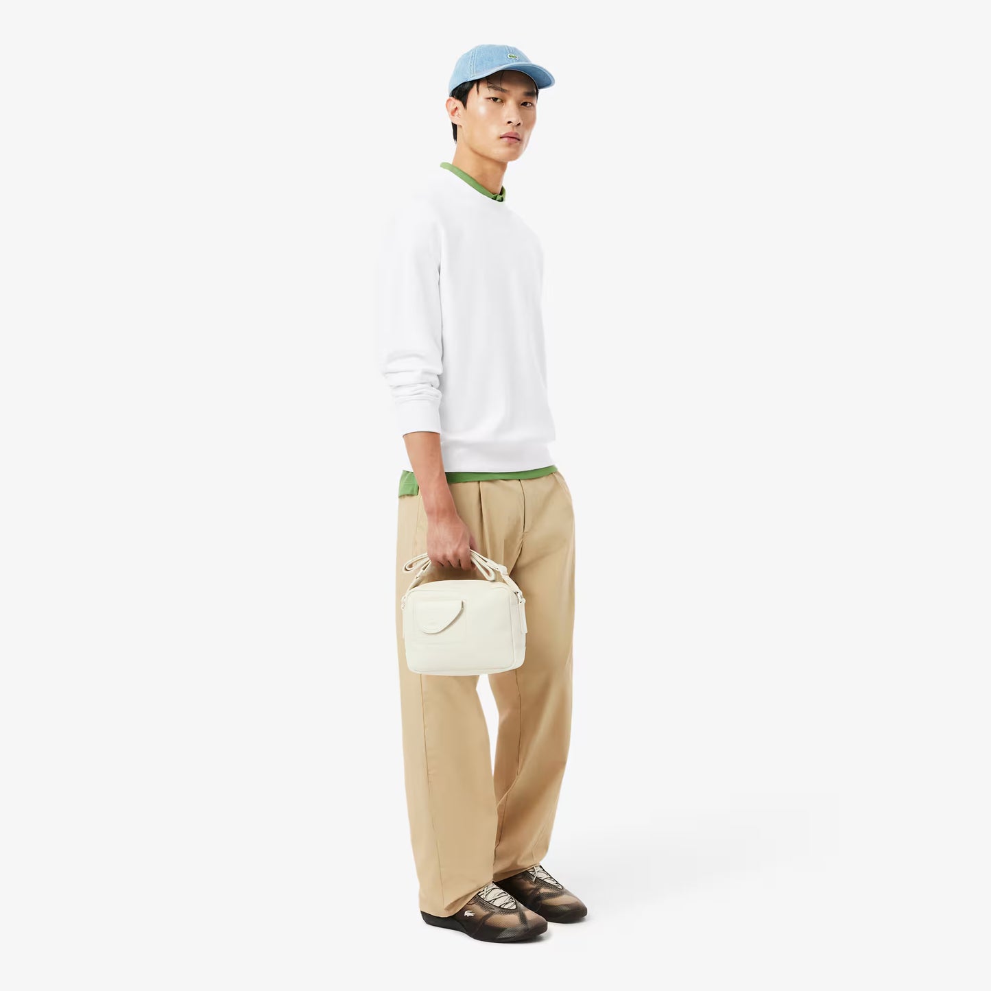 Besticktes Fleece-Sweatshirt