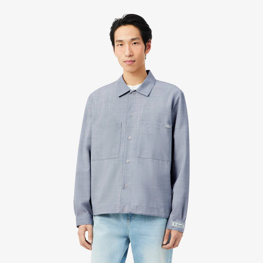 Oversized Wool Blend Overshirt