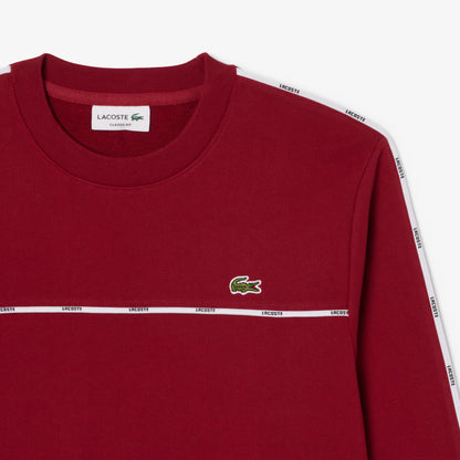 Logo Trim Fleece Sweatshirt