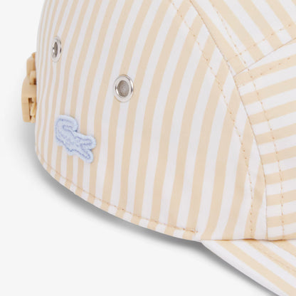 Striped Poplin Jockey Cap