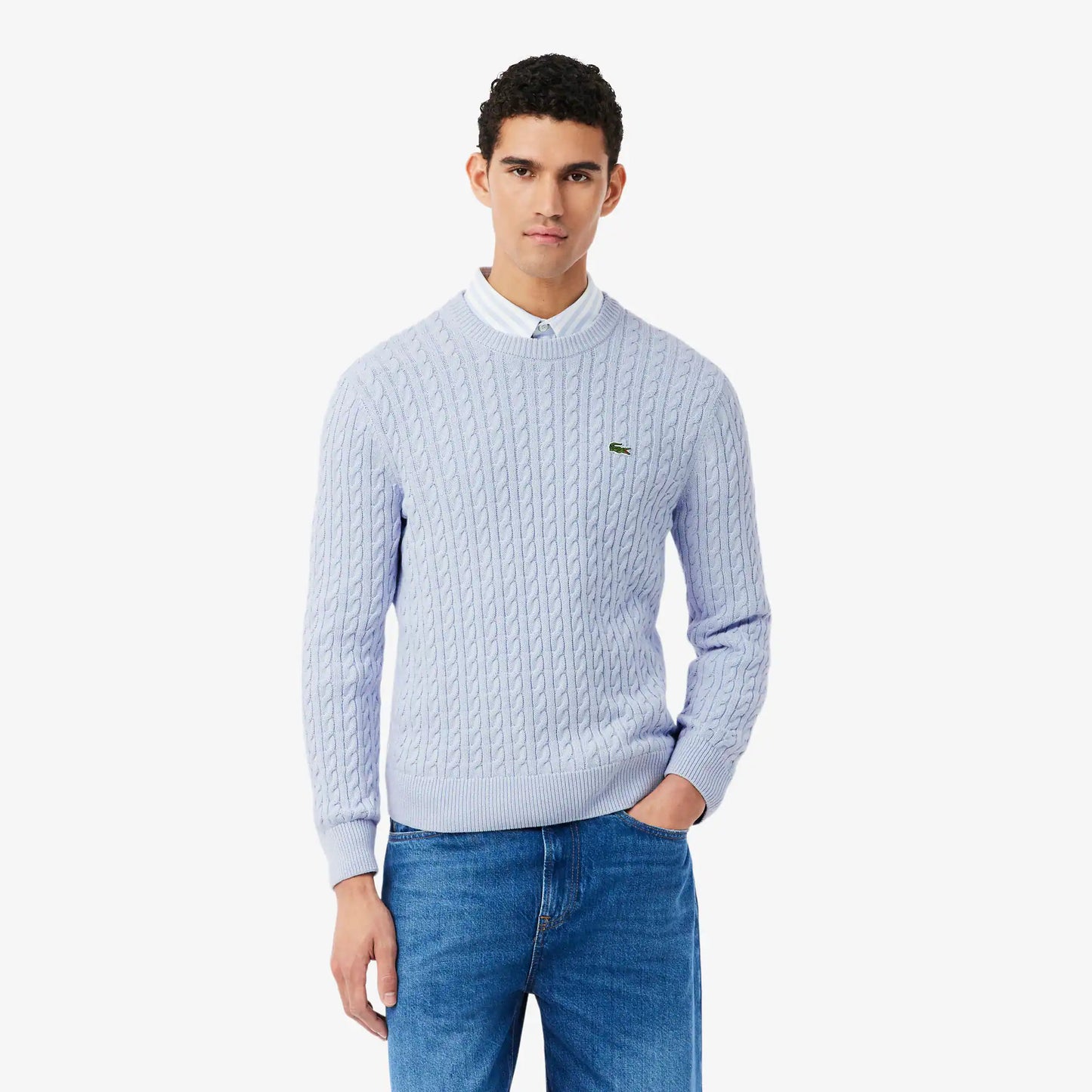 Cable Knit Cotton Sweater