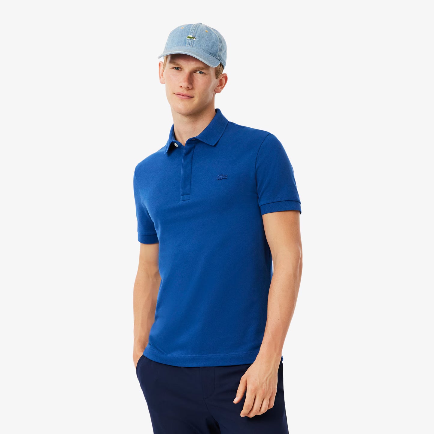 Regular Fit Paris Stretch Pique Polo Shirt