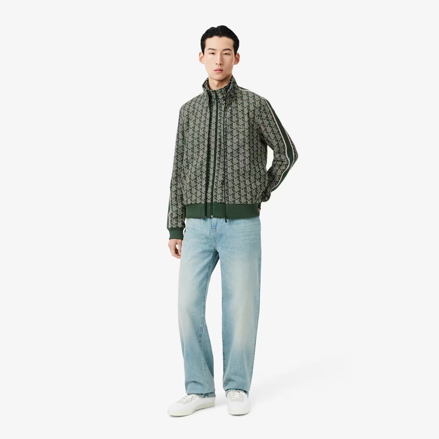 Paris Zip-Up Jacquard Track Jacket