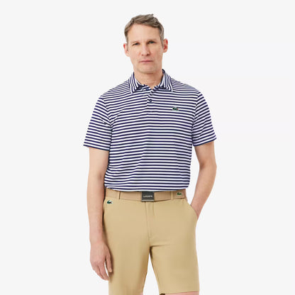 Regular Fit Ultra Dry Striped Golf Polo Shirt
