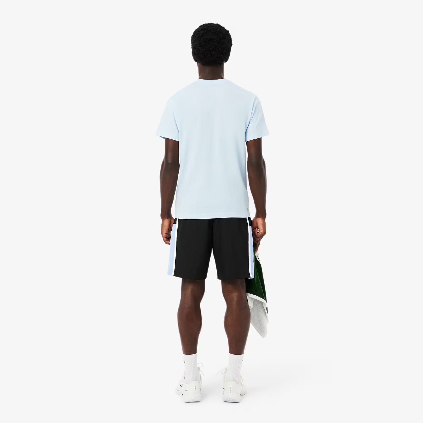 Lightweight Colour-Block Stripe Tennis Shorts