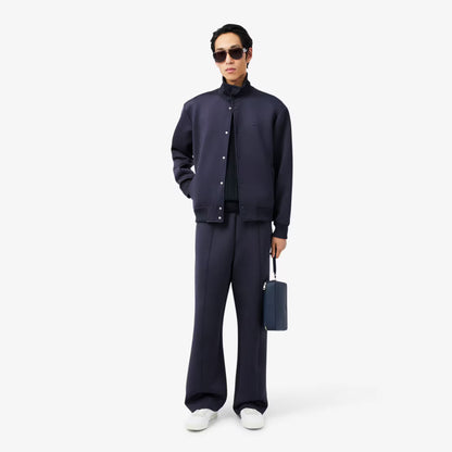 High Neck Embroidered Signature Jacket